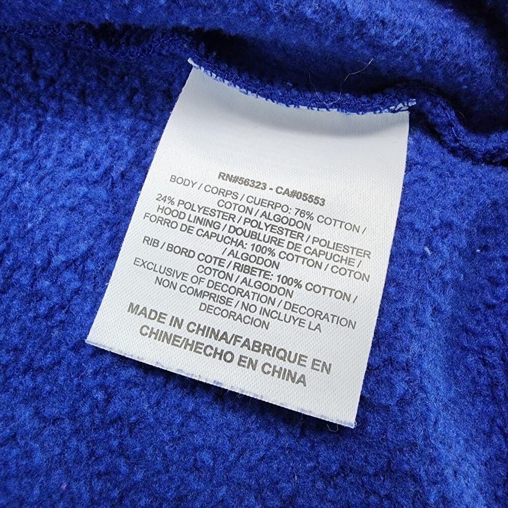 Nike Hoodie Womens XS Blue Full Zip Sportswear Big Logo Active Sweatshirt Fleece - Picture 16 of 16